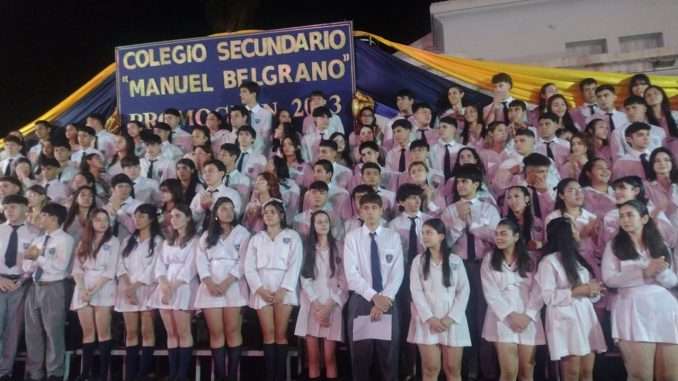 acto académico Manuel Belgrano Corrientes